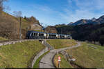 MOB Ge 4/4 8002 / Allières, 1. Januar 2023<br>
GoldenPass Express Interlaken Ost - Montreux