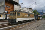 GDe 4/4 6005 gehörte zu den beiden Lokomotiven, welche die Montreux-Berner-Oberland-Bahn 2007 von der GFM übernahm.