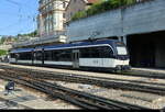 Goldenpass / MOB - ABeh 2/6 7507 im Bahnhof von Montreux am 15.08.2026
