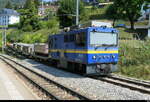 Goldenpass / MOB - Gem 2/2  2503 abgestellt im Bahnhof Fontanivent am 15.08.2026