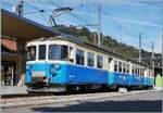 125 Jahre MOB - DER MOB Triebwagen -> der ABDe 8/8! Und der durfte nat�rlich nicht f�r das Jubil�um fehlen. Es geht das unbest�tigte Ger�cht um, dass de Triebwagen f�r die 150 Jahre Feier wieder vollst�ndig aufgearbeitet wird. Zur Zeit ist es so, dass der einige Zeit in der Lenk abgestellte ABDe 8/8 4001 SUISSE zwar noch fahrt�chtig ist, aber leider keine Reisenden mehr bef�rdern darf.
Aus der N�he betrachtet (und auf dem Bild nicht zu sehen) bedarf der wundersch�ne Triebwagen schon einer grundlegenden Revision in der Werkst�tte Chernex, aber es bleiben ja noch ein paar Jahre bis zum 150. MOB Jubil�um....

17. Oktober 2026