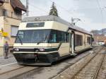 mrv - MOB Triebwagen Be 2/6 7003 im Bahnhof von Blonay am 24.03.2008