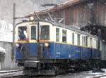 BC - Oldtimer MOB Triebwagen De 4/4 28 im BC Depot Chaulin 24.03.2008