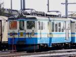 MOB - Triebwagen BDe 4/4 3001 abgestellt im Bahnhof von Zweisimmen am 29.03.2008