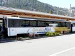 MOB / GOLDEN PASS  - Salon Personenwagen 2 Kl.mit Gepckabteil BDs 224 im Bahnhof von Zweisimmen am 29.03.2008