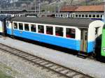 MOB - Personenwagen 2 Kl. B 209  im Bahnhof von Zweisimmen am 29.03.2008