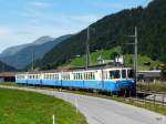 MOB - Triebwagen ABDe 8/8  4001 unterwegs bei Sannen vor Regio nach Zweisimmen am 05.09.2010