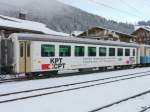 MOB - Personenwagen  2Kl. B 214 abgestellt in Zweisimmen am 03.12.2010