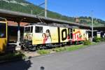 GDe 4/4 6006,  Login , abgestellt in Zweisimmen, 03.09.2013.