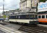 Goldenpass MOB - GDe 4/4  6001 bei Rangierfahrt im Bahnhof Montreux am 17.09.2013