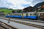 ABDe 8/8 4002 abgestellt in Zweisimmen, 01.07.2014.