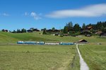 ABDe 8/8 4002 am 03.07.2016 bei Schönried.