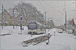 Obwohl zwischenzeitlich (und dies kurz vor Weihnachten) der Frühling eingezogen ist, zeigte sich der Bahnhof von Blonay in der zweiten Novemberhälfte herrlich verschneit: Links im Bild ist die Strecke in Richtung Les Pléiades zu erkennen in der Mitte des Bildes wartet der CEV MVR ABeh 2/6 7508 auf einen nächsten Einsatz und recht im Bild ruht unter der Schneedecke die B-C Strecken nach Chamby. 

21. November 2025