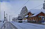 Der CEV MVR ABeh 2/6 7505 erreicht von Vevey kommend sein Ziel Les Pl�iades. 

1. Januar 2026