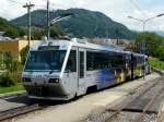 MVR - Triebwagen Beh 2/4 71 in Blonay am 12.06.2011