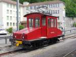 CEV / Goldenpass - Rangierlok Te 2/2 82 abgestellt in Vevey am 06.07.2014