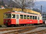 Goldenpass / MVR - Triebwagen BDeh 2/4 74 in Bolnay am 14.03.2015