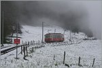 ACCES INTERDIT - kein Zugang! Dies gilt für Fotograf und Wanderer, nicht aber für den CEV BDeh 2/4 74 und den Winter...