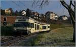 Die CEV MVR GTW Be 2/6 7001 - 7004 haben zusammen 1 000 000 Kilometer zurückgelegt. Hier erreicht der CEV MVR Be 2/8 7001 den Bahnhof St-Légier Gare. Die bunte Holzpflöckchen deuten an, dass im Bahnhof Umbauarbeiten anstehen.
14. Dez. 201