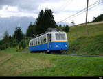 MGN - Oldtimer Zahnrad-Triebwagen Bhe 2/4 204 unterwegs auf einer Fotoextrafahrt auf den Rochers de Naye für das Bahnforum.ch am 25.08.2018