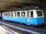 MGN - Zahnrad Triebwagen Bhe 2/4 203 im Bahnhof von Montreux am 31.12.2006