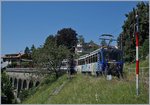 Eine Reise von Glion nach Blonay - Funi Flirt und Surf schlägt der Internet-Fahrplan vor, ich wählte einen anderen Weg: Zahnradbahn, GoldenPass Panoramic, Dieseltriebwagen und Dampfzug: