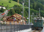 EISENBAHN-ROMANTIK PUR  Im Bahnhof Alpnachstad am 28.