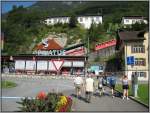 Die Talstation der Pilatus Bahn in Alpnachstad, aufgenommen am 19.07.2007.