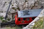 Wagen 26 fährt in den Fleimentunnel ein. (03.07.2014)