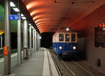 S'BLAUE BÄHNLI
Vom Regionalverkehr Bern Solothurn RBS
Impressionen der Sonderfahrt vom 8. Februar 2019.
Einfahrt in den Endbahnhof Bern auf Gleis 21.
Foto: Walter Ruetsch