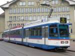 RBS Linie G - Gelenktriebwagen Be 4/8 82 bei der RBS Haltestelle  Bern Zytglogge am 03.01.2008
