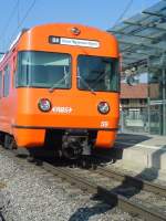 Be 4/8 59 im RBS Bahnhof Schnbhl im Mrz 2006