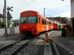 RBS - Triebwagen BDe 4/14  55 unterwegs bei Boll-Utzigen am 14.09.2013