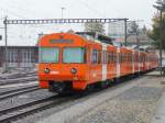 RBS - Be 4/8 45 und Be 4/8  48 abgestellt in Solothurn am 24.11.2013
