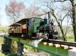 SchBB - Dampflok Emma unterwegs bei Bahnjubilum  30 Jahre SchBB = Schinznacher Baumschulbahn am 27.04.2008 ..