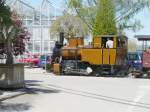 SchBB - Dampflok Molly unterwegs im Betriebsareal bei der SchBB = Schinznacher Baumschulbahn am 27.04.2008 .... Bahnjubilum 30 Jahre ....