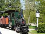 SchBB - Dampflok Emma unterwegs im Betriebsareal bei der SchBB = Schinznacher Baumschulbahn am 27.04.2008 ....