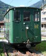 Spezieller Name auf dieser Lok der Schynige Platte - Bahn: 'B�etzer Buebe' bedeutet 'Arbeits-Jungs'. Wilderswil, 22.7.2026