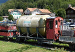 Ob hier die Anschrift auf dem Kesselwagen stimmt? Ich denke nicht, dass da Clausthaler drin ist. Wilderswil, 22.7.2026