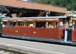 SPB - Oldtimer Personenwagen Nr.8 im Bahnhof von Wilderswil am 02.09.2007