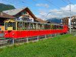 SPB - Personenzug mit He 2/2 16 unterwegs in Wilderswil am 16.08.2008