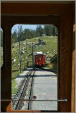 Kreuzung an der Zwischenstation Breitlauenen.