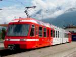 TMR / MC - Zahnradwagen BDeh 4/8 22 im Bahnhof von Martigny am 01.09.2008