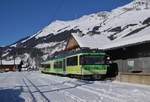 Der TPC Beh 4/8 591 hat sein Ziel Les Diablerets erreicht und wird in gut einer Viertelstunde wieder nach Aigle zurück fahren. 

11. Januar 2021