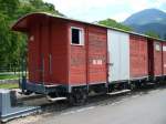 TPC /ASD - Ausrangierter und Abgestellter Gterwagen  K 43 bei der Haltestelle Aigle-Depot am 29.07.2007