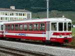 TPC / AOMC - Steuerwagen Bt 134 unterwegs bei Aigle am 07.06.2008