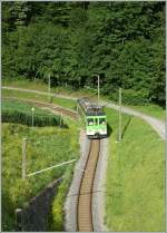 ASD BDe 4/4 401 auf dem Weg nach Aigle.
Bei Verchiez, den 15. Aug. 2011  