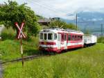 tpc / AOMC - BDeh 4/4  513 mit 3 Gterwagen auf Extrafahrt unterwegs zwischen Monthy nach Chambry am 26.05.2013