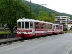 tpc / AOMC - Extrazug mit Steuerwagen Bt 132 und Triebwagen Be 4/4 101 unterwegs in Monthy am 26.05.2013