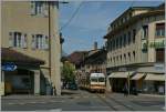 Das Trasse vom  Dpt A-L  bis nach Aigle teilt die A-L mit dem Strassenverkehr.